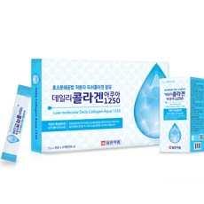 일양약품콜라겐 일양약품 데일리 콜라겐 아쿠아 1250 25p 50g 4개