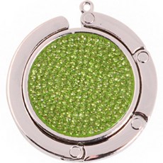 Bling cubic 可折疊手提包掛鉤帶鑰匙鏈, 1個, 002