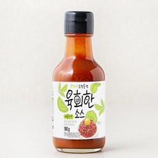 광양매실로 맛을 낸 육회한 소스 매콤한맛, 1개, 180g