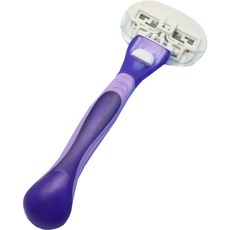 라젠다 여성용 4중날 면도기 퍼플, 1개입, 1개
