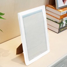 리앤베르 인테리어 탁상용 추억 납골당 사진 미니 액자, 화이트, 1개