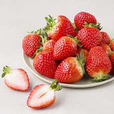 강서시장 새벽경매 설향 딸기, 500g, 4개