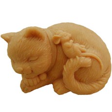 석고방향제 수제몰드 잠자는 고양이