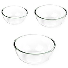 글라스락 내열 강화유리 믹싱볼 3종 세트, 믹싱볼 1L + 2L + 4L, 1개