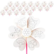 민화샵 꽃 바람개비 만들기 세트 UDOPP014, 하트장난감(UDOPP0145), 20세트
