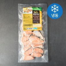 홀그레인 머스타드 화이트크림 ASC연어스테이크 (냉동), 1kg, 1개