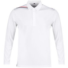 Luxen Lux Golf 男式高性能係列長袖高爾夫襯衫 BLU3S401