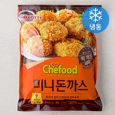 쉐푸드 미니돈까스 (냉동), 870g, 1개