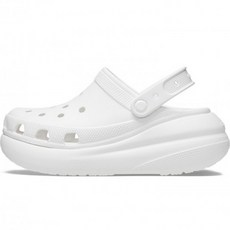crocs 卡駱馳 經典泡芙克駱格 207521, 白色(207521-100), 230mm