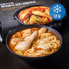 공들여만든 동대문식 김치 닭칼국수 밀키트 (냉동), 1230g, 1개
