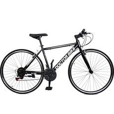 닥터바이크 하이브리드 69 8cm 27 5인치 21단 스틸프레임 자전거 E1 BIKE H 700 블랙 170cm