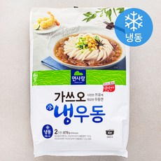 면사랑 가쓰오 냉우동 2인분 (냉동), 878g, 1팩