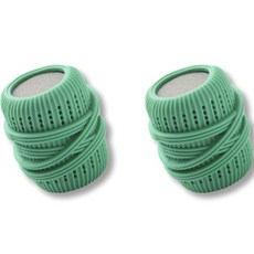 Green Living Laundry 防纏結矽膠洗衣球, 2個, 綠色
