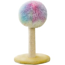 curiouspet 貓咪柱型劍麻繩抓板玩具, 一個, 1個
