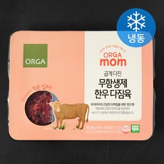 ORGA mom 곱게 다진 무항생제 인증 한우 다짐육 1등급 (냉동), 240g, 1팩