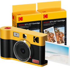 코닥 미니샷 2 ERA 폴라로이드 카메라 MS200 + 카트리지 30p x 2개 세트, MS200(옐로우), 1세트