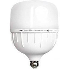 건식 GS LED 보안등 E26 고와트 전구 50W, 주광색, 1개
