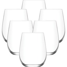 Home Cafe玻璃杯 360ml GAI361, 6個, 透明