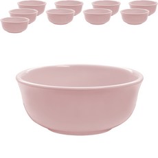 국산 로야 멜라민 볼 키즈볼 12cm, 핑크, 10개