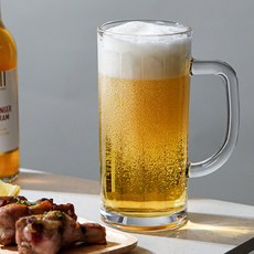 이우아여사 플리츠 슬림 하이볼잔 350ml, 4개