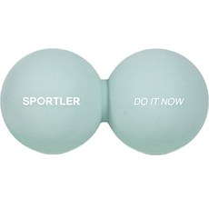 sportler 矽膠雙重按摩球, 淡色薄荷, 1個