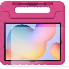 제이로드 에바폼 태블릿 PC 케이스 + 액정보호필름 세트, 핑크