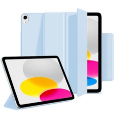 제이로드 폴리오 마그네틱 애플펜슬 수납 커버 태블릿 PC 케이스, 스카이블루