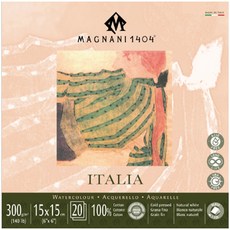 Magnani Italia 100 棉中號墊 1 棉膠 300 克 20 張, 1個