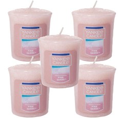 YANKee CANDLe 香氛蠟燭, 粉紅沙灘, 49g, 5個