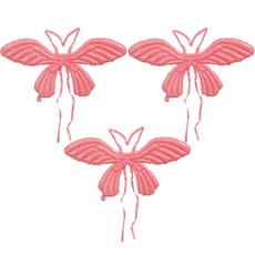 피앤비유니티 나비날개 풍선 마카롱, 핑크, 3개