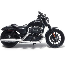 마이스토 아동용 할리데이비슨 1 : 12 오토바이모형 Sportster Iron 883, 매트 블랙, 1개