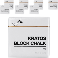 Kratos 碳酸鎂升降粉筆塊, 56g, 8個