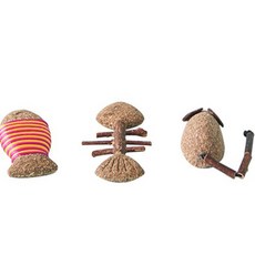 요기쏘 고양이 마따캣닢 사냥 토이 3종 세트, 혼합색상, 1세트