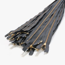 YKK 華可貴 金色拉鍊 1 25cm, 木炭, 25個