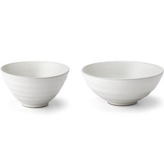 KwangJuYo Dam系列單人飯碗2件組, 淡白色, 飯碗+湯碗