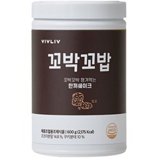 꼬박꼬밥 식사대용 초코 맛 한끼 쉐이크, 600g,