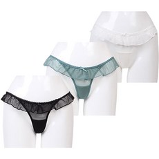 女式 Blingpuru Hersis 性感窗簾 T 卹 3 件套 BP214