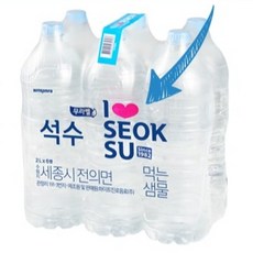 석수 무라벨, 2L, 12개