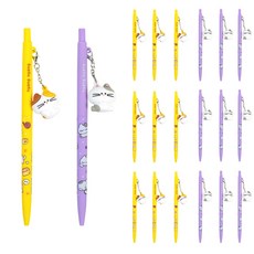 핑크풋 2000 냥냥 대롱대롱 샤프 2종 x 10p 세트, 1mm