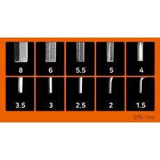 툴스피아 육각렌치 10P, 1개 - 이미지 2