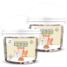 꼭멍꼭냥 반려동물 영양간식 멀티건강, 오리고기, 200g, 2개 - 강아지간식