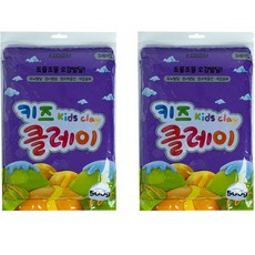 키즈 클레이 2p, 보라, 500g