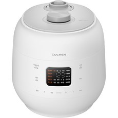 쿠첸 전기압력밥솥 듀얼프레셔 더핏 10인용 네이쳐 화이트, CRS-FWK1040W, WHIT