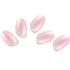 [비건뷰티] 엣지유 샵젤 셀프 네일팁, 미러밀크핑크, 1개