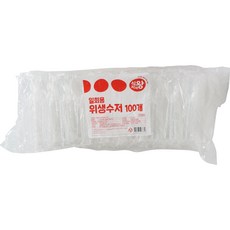식자재왕 일회용수저, 100개입, 1개