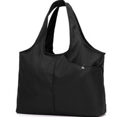 대용량 방수 숄더 기저귀 가방, 블랙