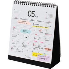 아이씨엘디자인 Desk Calendar 2024, black, 1개