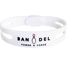 BANDEL 保齡球客製化手環, 白色