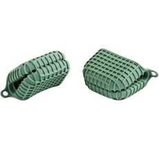 Moda Kitchen純矽膠鍋具把手隔熱手套, 2個, 綠色