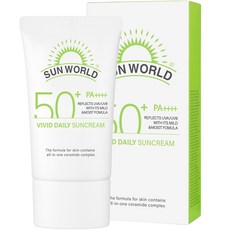 썬월드 비비드 데일리 선크림 SPF50+ PA++++, 1개, 50ml